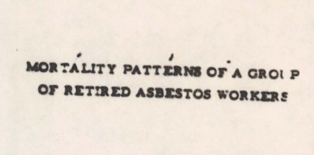 JM Retiree Study Pittsburgh Dec1970 2 17 71