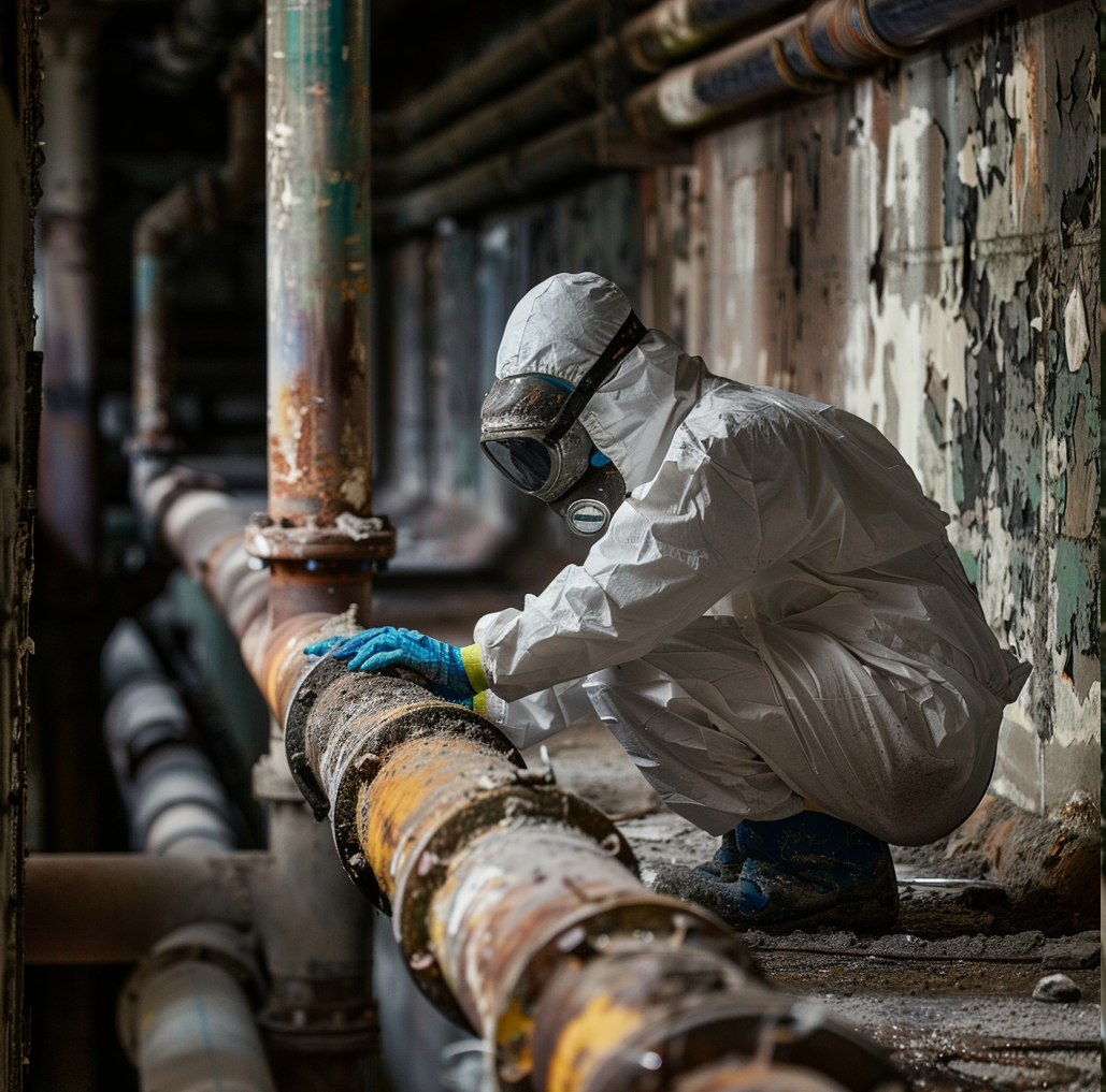 the cost of Wrapping asbestos pipes sq