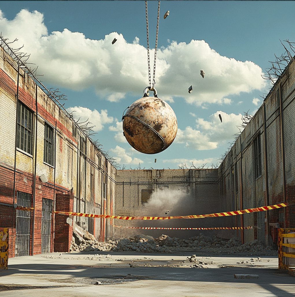 lockup breakdown locked down jail demolition delayed by asbestos1 sq